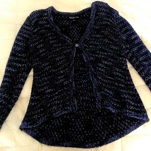 Purple/Black Cardigan